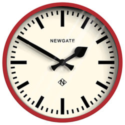 Newgate The Luggage Clock Red